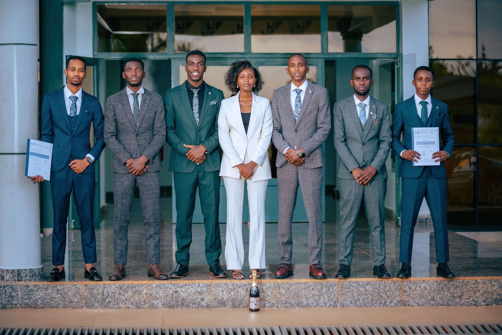 Facility management, security personnel, and hospitality staff ready for international placement